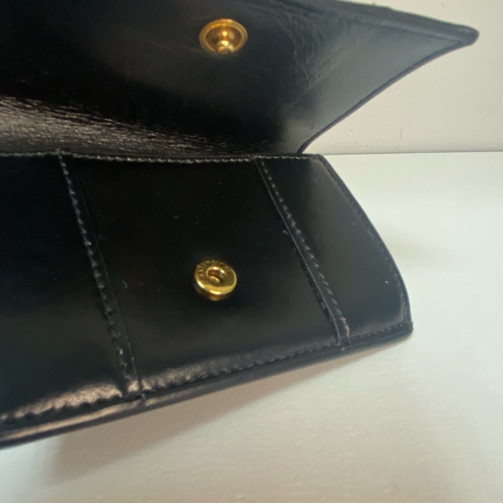 Balenciaga Black Wallet with Gold Logo - Picture 12 of 14